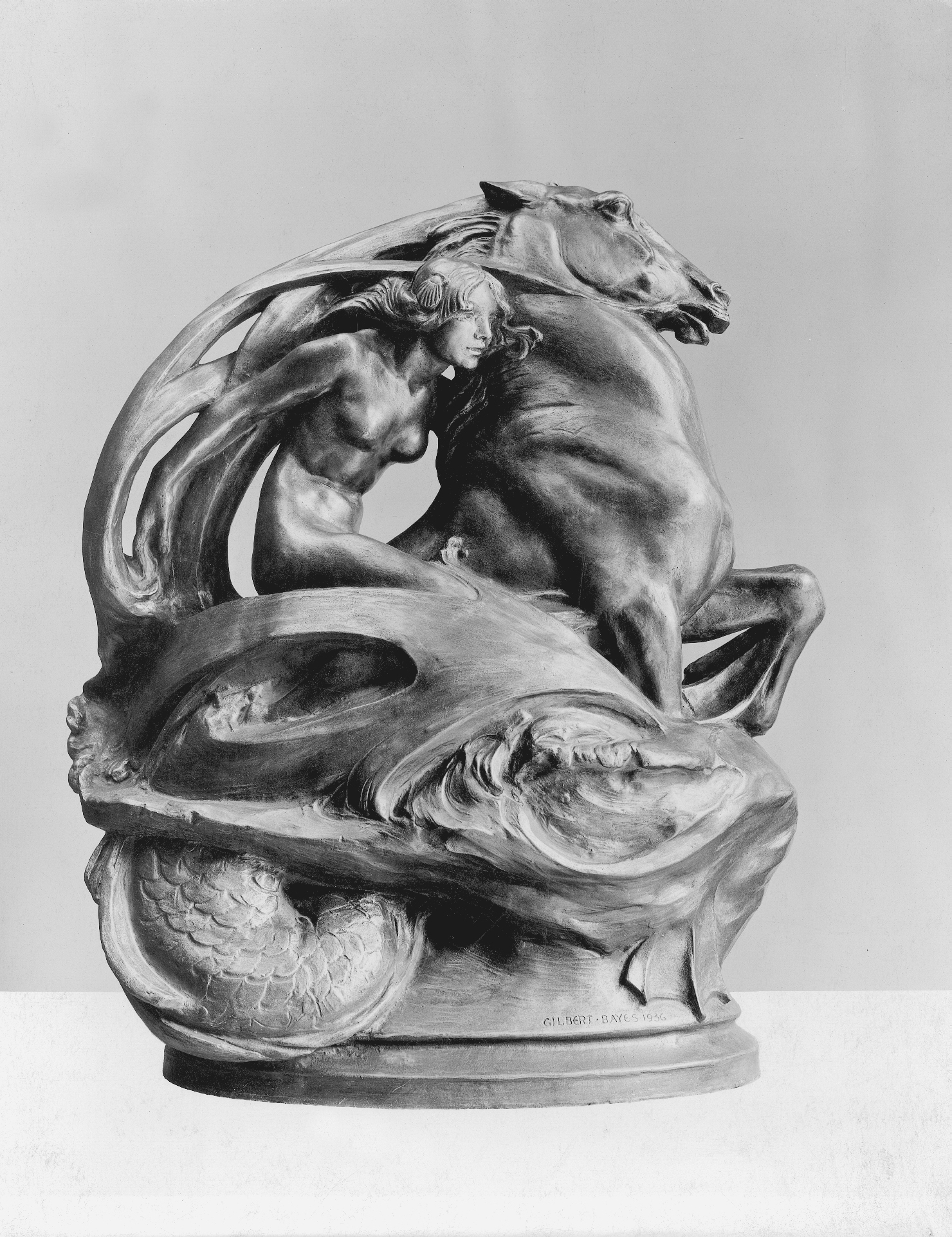 The Sea King’s Daughter, bronze (Phillips), 1919