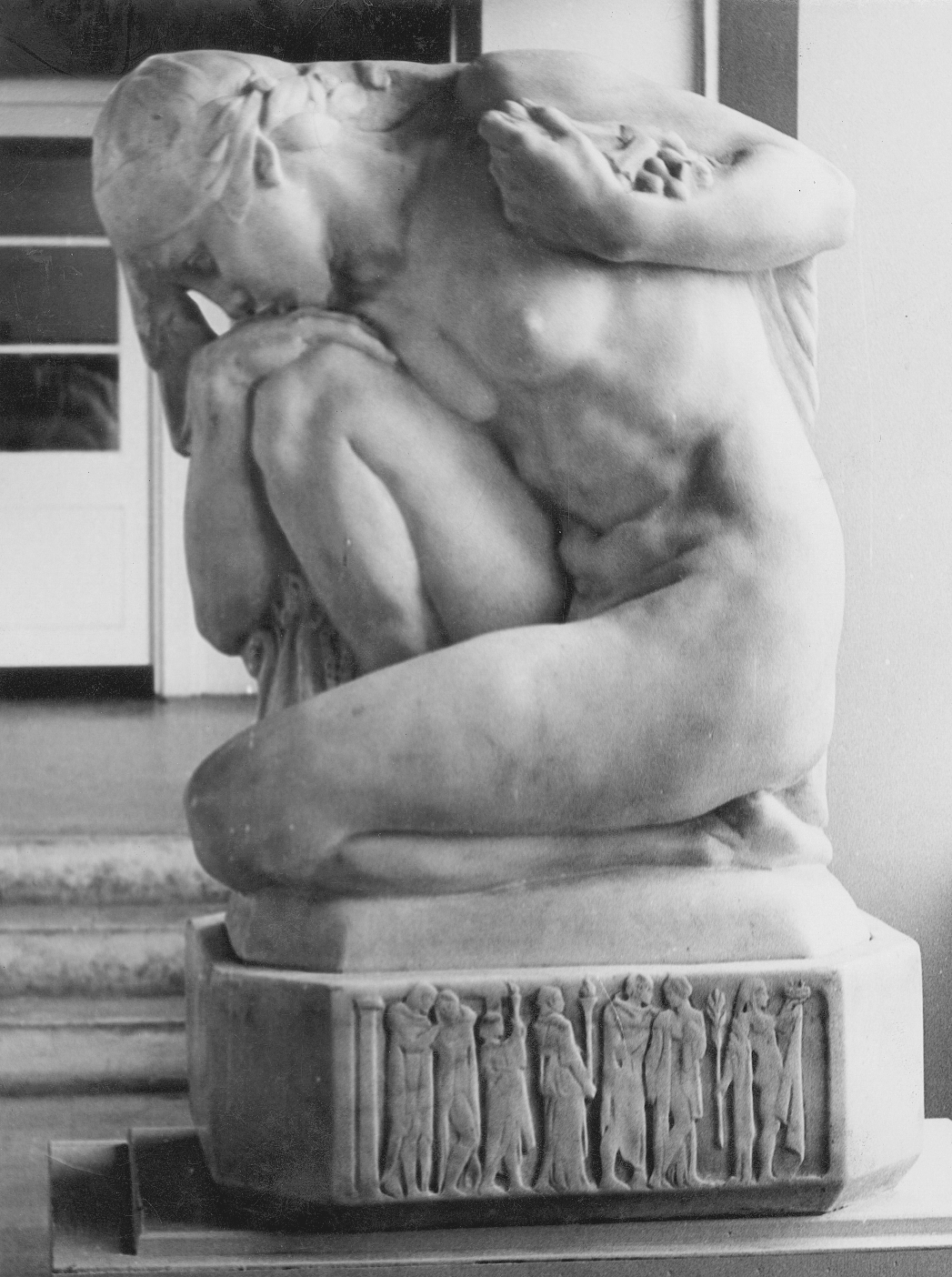 The Unfolded of Spring, marble statue, 1923, currently on load to the Manchester City Art Gallery