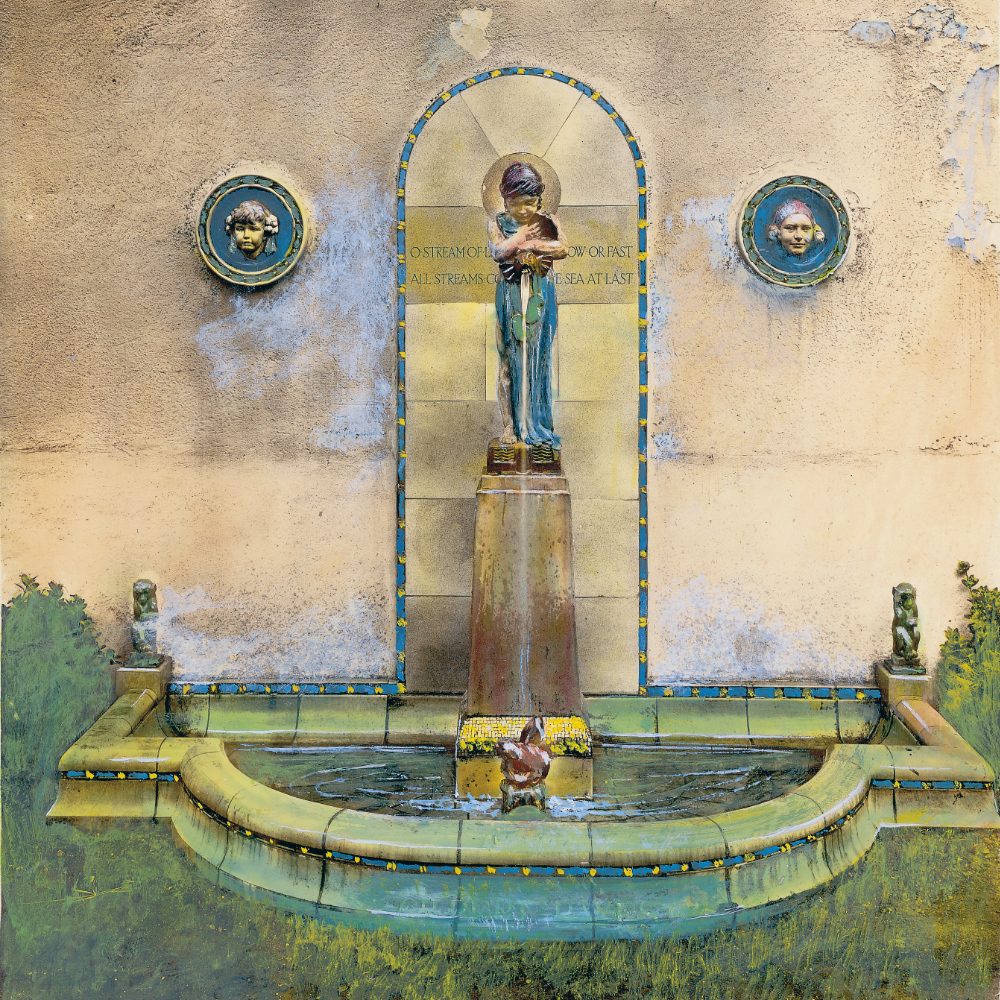 Blue Robed Bambino Fountain